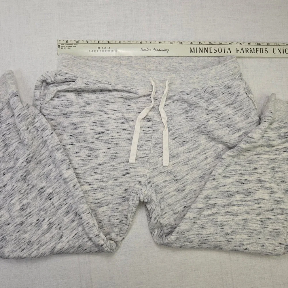 J Crew Vintage Fleece Joggers Size Large Men's Grey Sweatpants Marl‎ Cozy Comfy